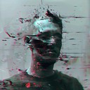 a chaotic, unsettling electronic track with heavy distortion