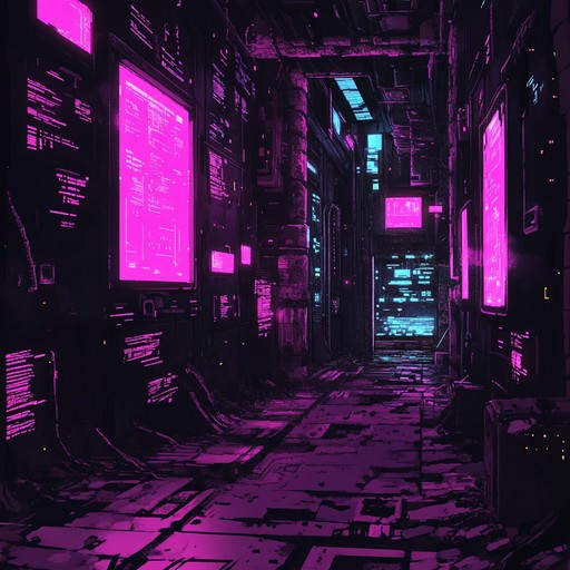 Navigating a pulsating rhythm of synthetic beats and eerie soundscapes, this track submerges the listener into a high stakes world of digital espionage. Layers of glitchy textures and twisted melodies create an unsettling atmosphere, perfect for a suspenseful scene in a cyber thriller.