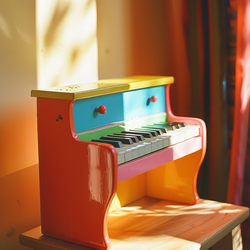 Delve into a carefree world of playful melodies, utilizing toy instruments and cheerful rhythms to evoke sunny childhood days. Perfect for lighthearted moments and innocent joy.