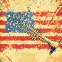 an upbeat instrumental blending patriotism with groovy rhythmic beats