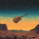 an ethereal country tune echoing across alien desert landscapes