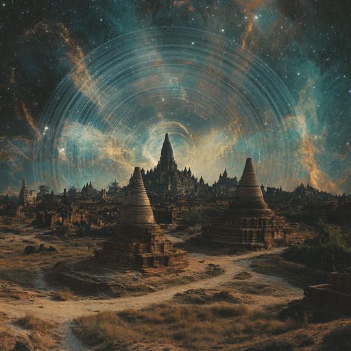 A sweeping instrumental that fuses epic orchestral elements with dub's rhythmic basslines, evoking the grandeur of lost civilizations and the echoes of time.