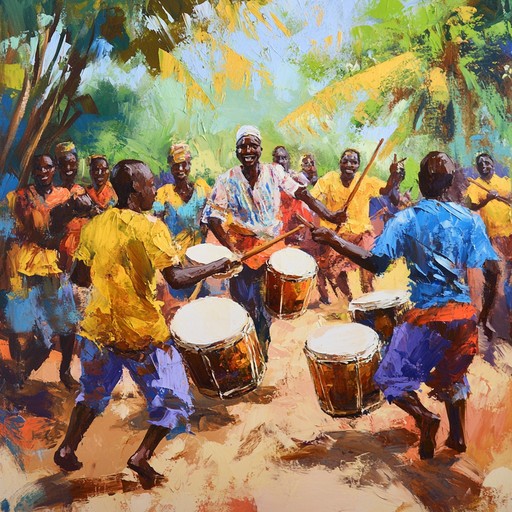 An empowering afrobeat track that honors the rich heritage of ancestors while celebrating present day victories with dynamic, danceable rhythms. Traditional african instruments combine with modern audio elements to create a spirited and inspirational masterpiece.