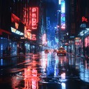 vibrant synthwave tune capturing urban nights and electric dreams