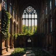 mysterious stomp in an abandoned cathedral