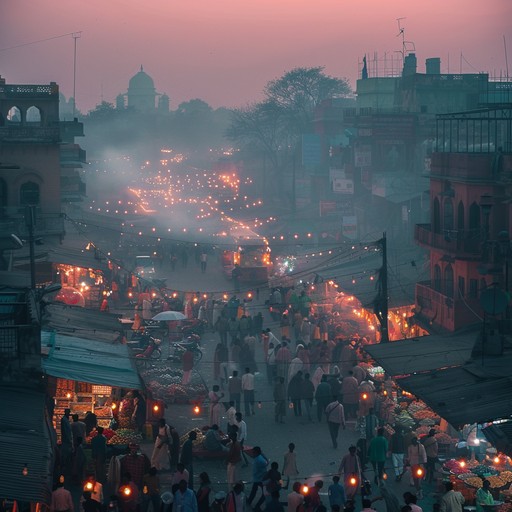 Merging classical hindustani ragas with contemporary beats, this track features the sitar prominently, supported by tabla. It creates an exhilarating soundscape perfect for meditation or energetic performances.