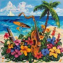 joyful reggae song with a laid back island feeling.