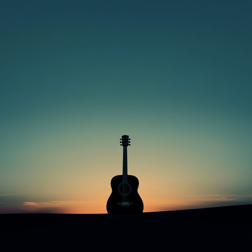 A melodic instrumental featuring soothing acoustic guitar and soft background synths designed to evoke feelings of peace and optimism as one witnesses the beauty of a new day beginning