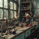 an eerie journey through a decrepit toy factory