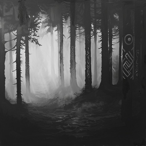 Deep in a shadowy, ancient forest, the sound of rhythmic tribal beats reverberates, creating an aura of suspense and mystery. The captivating blend of organic and supernatural elements evokes a time when mystical ceremonies ruled the land, enticing listeners into a world of hidden rites and primal energies.