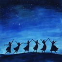 euphoric chalga melody celebrating joy under starlit skies