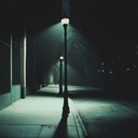 an eerie indie instrumental evoking deserted streets and lurking shadows