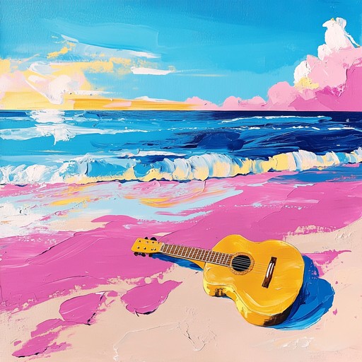 Imagine the feeling of driving into a sunset, with shimmering melodies of electric guitars lifting your spirits. This instrumental pop rock track pulses with an infectious rhythm, driven by vibrant percussions and basslines, encapsulating the essence of endless summer and freedom.