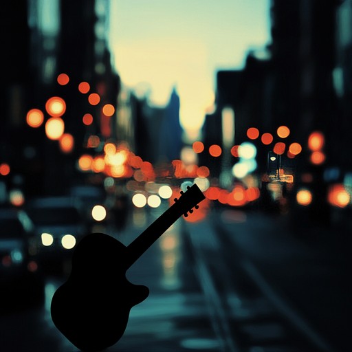 An instrumental piece that combines soothing melodies with gritty acoustic textures reflecting the calm of city nights and the whispers of the streets