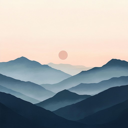 In this composition, the gentle breath of the pan flute captures the essence of a serene mountain landscape bathed in the glow of a setting sun. The music conveys the peacefulness and awe inspiring vistas of high altitudes, embracing the listener with a sense of calm and majesty. The piece opens with soft, flowing melodies that mimic the whisper of wind through alpine trees, gradually building in intensity to reflect the majestic and rugged beauty of the mountains