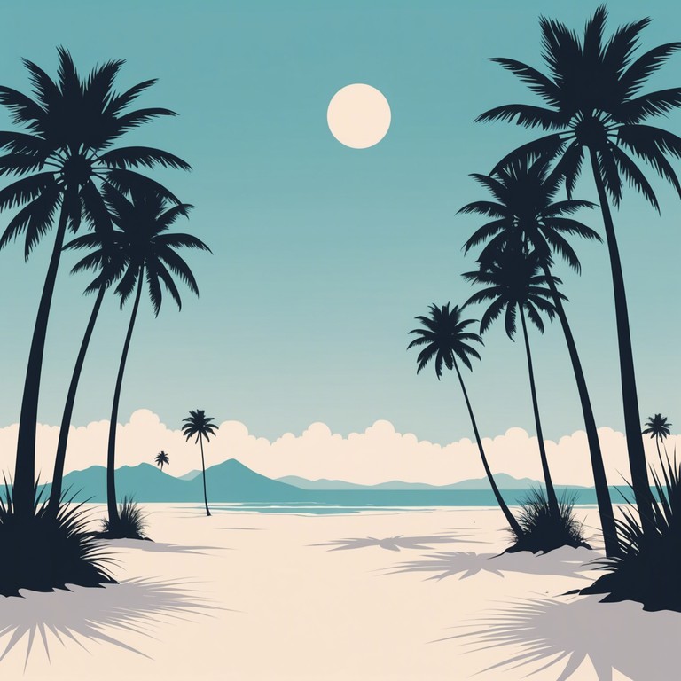 An instrumental delight that feels like a gentle breeze under the hot sun, featuring playful melodies on the steel drum with background sounds of waves and tropical birds to enhance the feeling of being on holiday.