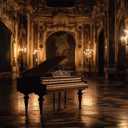 A captivating harpsichord piece that delves into the enigmatic aspects of baroque music, featuring complex melodies and harmonies that evoke a haunting atmosphere, inviting listeners into a world of mystery.