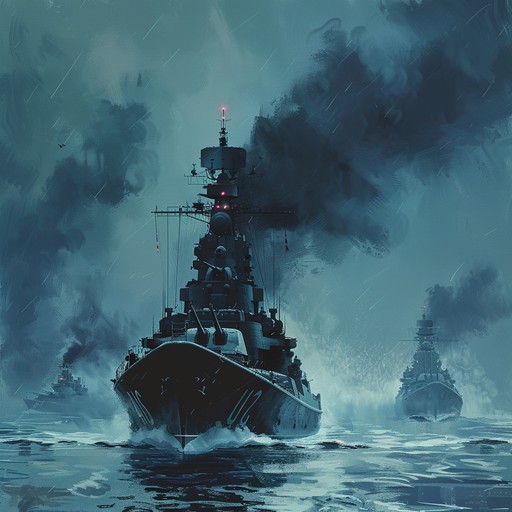 A lively and energetic instrumental piece that captures the essence of russian naval traditions. The song features a prominent accordion melody, accompanied by a robust brass section, steady percussion, and occasional shouts and whistles from the crew. The music evokes images of sailors dancing on the deck of a ship, celebrating victories and camaraderie.