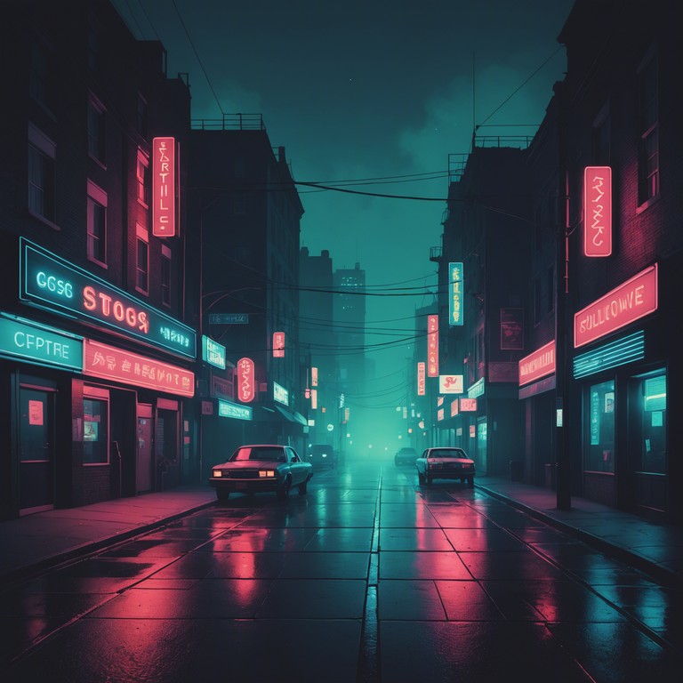 This track combines the energetic pulse of j pop with deeply eerie undertones, capturing the essence of a haunted cityscape at night. The music features swirling synths and ethereal echoes that create a sense of suspense and mystery, while maintaining a catchy rhythm inherent to j pop. The use of reverberating electric piano enhances this mysterious ambiance, ideal for settings that blend modern urban tales with ghostly elements.