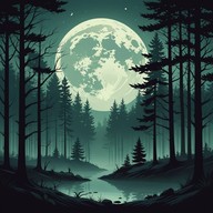 eerie beats under haunting moonlit skies