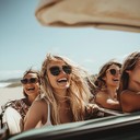 energetic, cheerful guitar embodies carefree summer road trip vibes