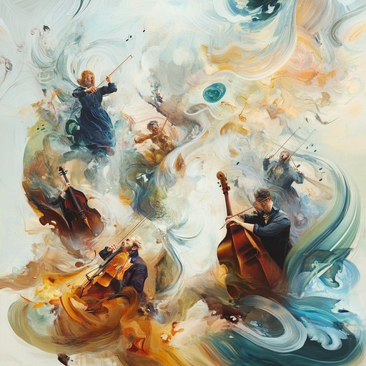 This piece blends the precision of baroque with modern chaotic energy, creating a captivating soundscape. The fast harpsichord arpeggios dance around dissonant counterpoint, set against unorthodox rhythmic schemes. This juxtaposition crafts an intense and exhilarating auditory experience, leaving listeners both enthralled and disoriented