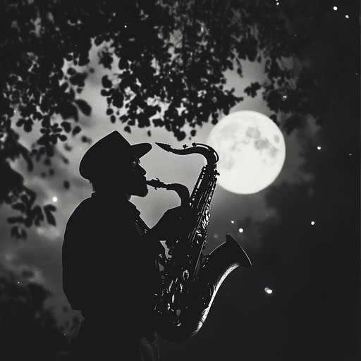 An entrancing blend of smooth saxophone and lush, rhythmic layers, evoking a sensual night under a moonlit sky. This composition melds contemporary sounds with exotic, adjunct influences, creating an alluring atmosphere perfect for introspective moments.