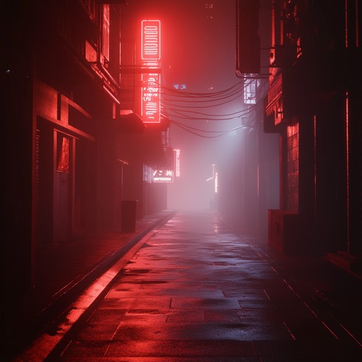 An instrumental electropop song that combines ominous synth lines with steady electronic rhythms, creating a chilling soundscape of wandering neon drenched streets at night. Layered synth textures and dark melodies build tension and mystery.