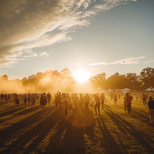 Immerse yourself in a radiant, dream like soundscape that evokes the pure joy and exhilaration of summer festivals. With shimmering synth waves and uplifting melodies, this instrumental track transports listeners to a sunlit dreamland where hope and happiness abound.