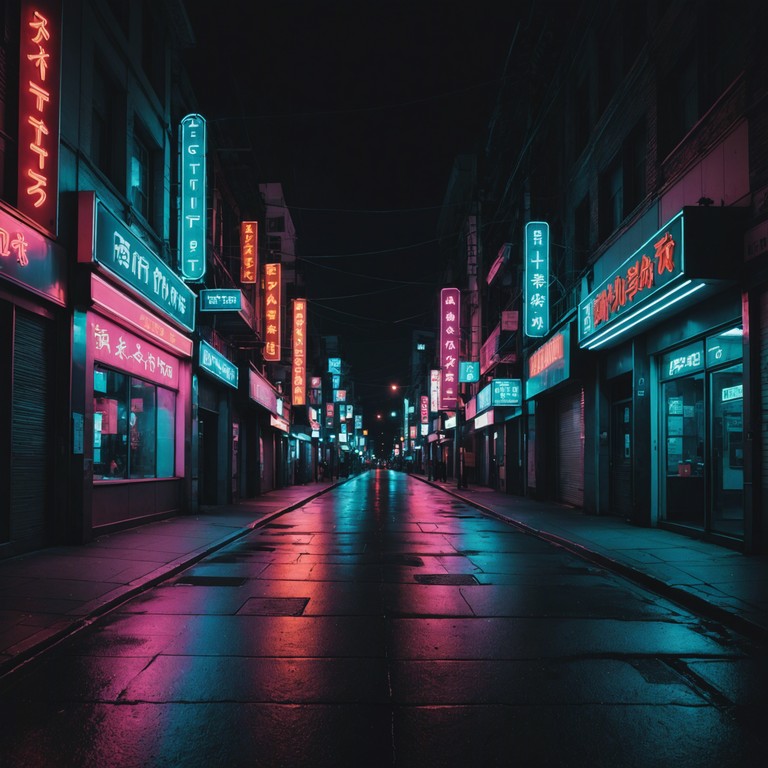 Imagine wandering through a neon lit cityscape at midnight, with the chill vibes of trip hop blending seamlessly into the urban environment. This track captures the essence of the city's pulse, using ethereal synth pads layered with urban street sounds to create a haunting yet soothing soundscape.