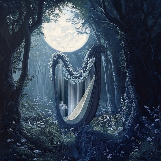 Journey through a mystical woodland as the serene lyre melodies evoke magical and introspective reflections. The gentle interplay of sounds and nature's whispers create an atmosphere of serene contemplation and wonder.