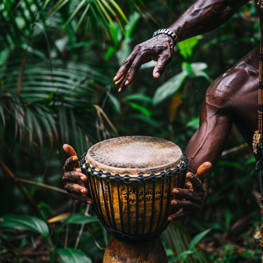 Experience the wild with pounding tribal rhythms and vibrant primal energies. The djembe leads the charge in an invigorating mix of traditional and modern percussive sounds, bringing the raw intensity of nature to life.