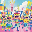 a playful instrumental marching through a land of giggling toys