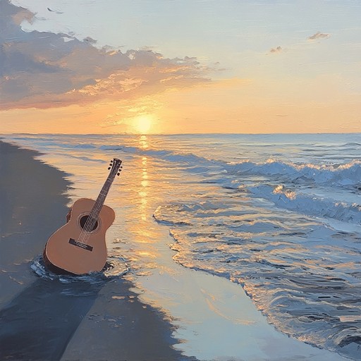 Strumming gently, the guitar guides you through a serene coastal journey, capturing the essence of calm waves and sunlit shores. Each note is a step toward tranquility, creating an atmosphere that's both soothing and reflective.