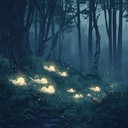 enchanted forest soundscape with dark, euphoric undertones