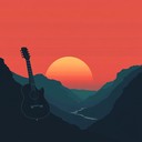 calm instrumental hard rock with serene atmospheric undertones