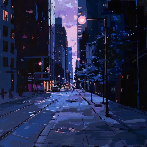 Imagine a cityscape at midnight, with streetlights casting soft glows and shadows forming intricate patterns on the pavement. A lone saxophone hums a soulful tune, blended seamlessly with punk inspired guitar riffs, creating a tapestry of sound both nostalgic and rebellious. This instrumental piece captures the essence of a bittersweet farewell, the energy of raw emotion balanced by tender introspection.