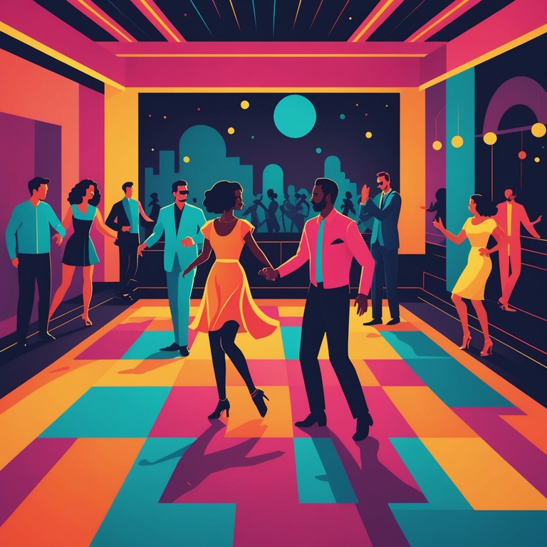 This bold salsa track encapsulates the essence of a lively dance hall, complete with vibrant brass sections and energetic rhythms that invite dancers to the floor. It's both modern and nostalgic, capturing the spirit of traditional salsa with a contemporary twist.