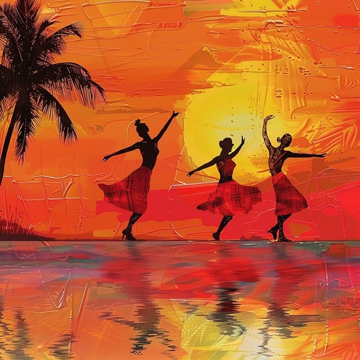 Immerse yourself in the vibrant rhythms of a latin jazz samba that evokes the spirit of a sultry sunset on a tropical beach. Pulsing percussion layers blend with a smooth piano melody, capturing the essence of relaxation and nightlife excitement.