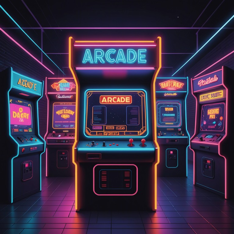 A track that melds the playful charm of whimsical melodies with the distinct synth sounds of the 1980s, creating a nostalgic yet sprightly soundscape that evokes images of neon lights and carefree fun.