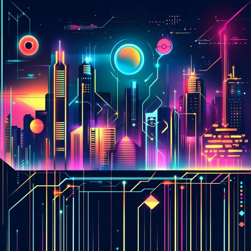 A captivating instrumental blending dynamic synth rhythms with modern pop elements, creating a soundscape that embodies the pulse of future cities and technological innovation.