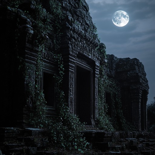 This composition captures the essence of forgotten epochs through ethereal soundscapes and ambient textures. The melody, carried by a haunting harp, envelops listeners in a mysterious atmosphere that transports them to ancient ruins shrouded in mist and mystery.