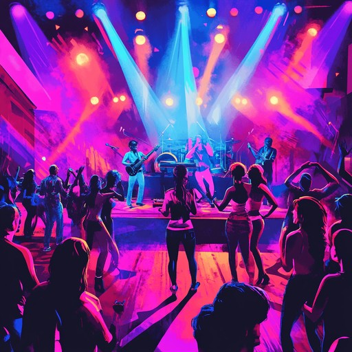 This lively composition combines electric guitar, brass, bass, and sharp beats to create an irresistible groove. Energetic and fun, it captures the essence of a night filled with dancing and ecstatic vibes.