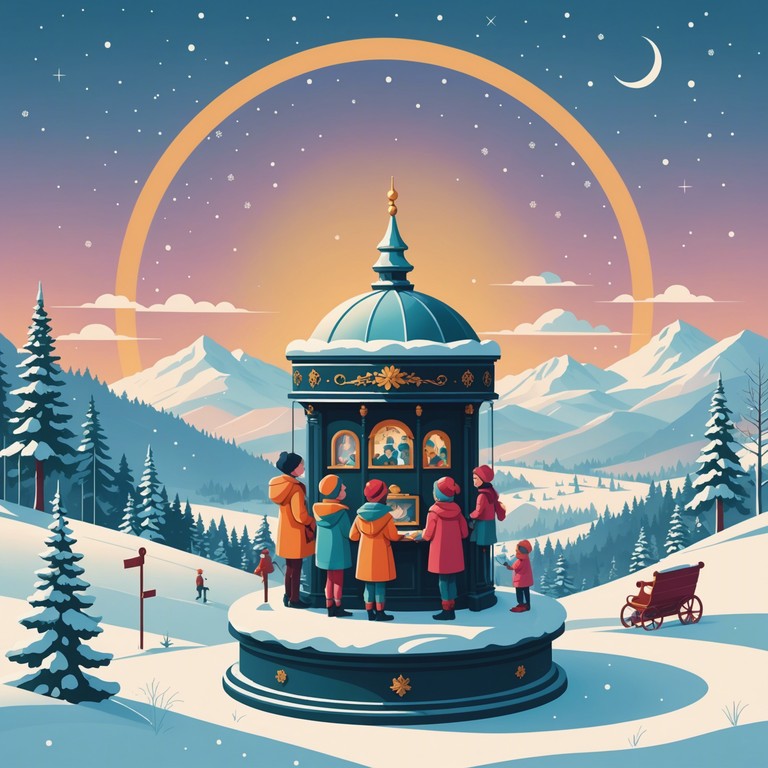 This track creates a warm, magical soundscape perfect for the holiday season, combining traditional nursery rhymes with festive orchestration to spark joy and nostalgia.