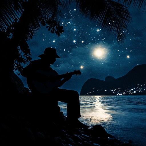 An enchanting instrumental samba track that captures mesmerizing rhythms and hypnotic melodies of rio's moonlit nights, invoking a trance like state through flowing percussion and soothing harmonies.