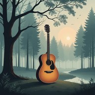 gentle melody dancing through serene woods