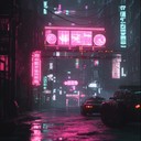 dark synths drive an exhilarating, tension filled futuristic nightscape.