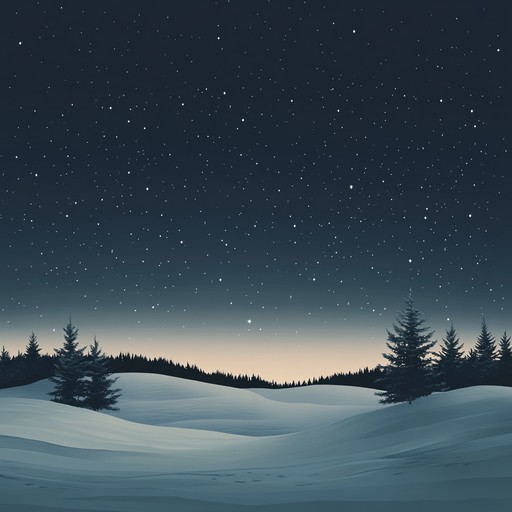 A calming instrumental track evoking the serene beauty of a snowy winter evening. Soft piano melodies are gently accompanied by strings, creating a peaceful atmosphere perfect for reflecting on the joys and warmth of the holiday season. This composition paints a picture of snowflakes dancing on a quiet night, where the world seems to slow down, allowing a moment of peaceful reflection and gratitude.