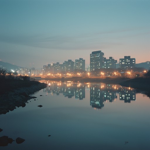 Immersive blend of airy synths, gentle piano, soft strings perfect for relaxation. Emulates seoul's gentle nightscape, fostering calm and tranquility.