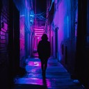 a gritty lofi track capturing urban solitude after midnight